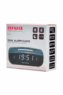 Aiwa Clockradio med dobbelt alarm