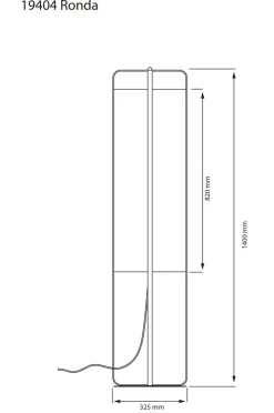 Aneta Lighting Gulvlampe Ronda