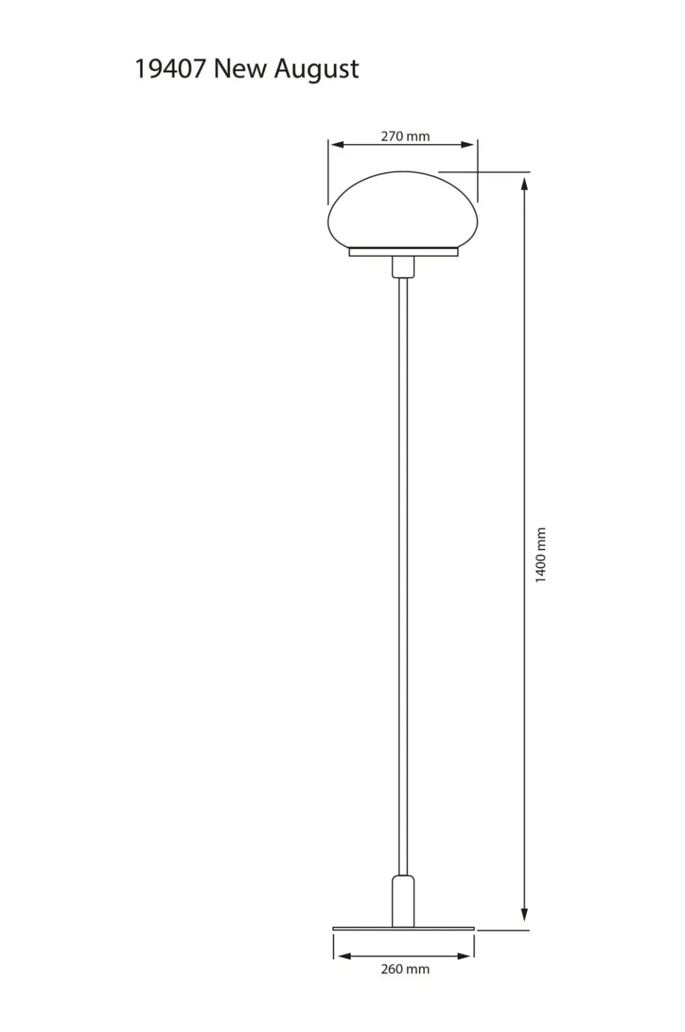 Aneta Lighting Gulvlampe New August