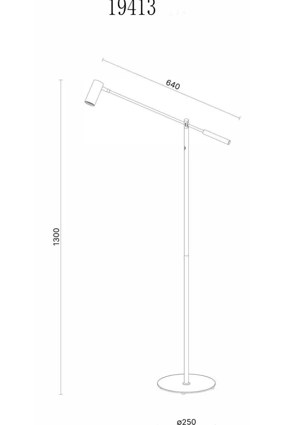 Aneta Lighting Gulvlampe Concord
