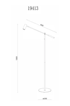 Aneta Lighting Gulvlampe Concord