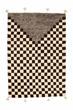 Bargi Uldtæppe Berber Chess 205x306 cm