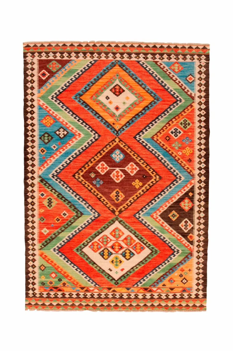 Bargi Uldtæppe Kelim Multi 200x291 cm
