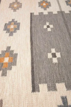 Bargi Uldtæppe Röllakan Grå 201x296
