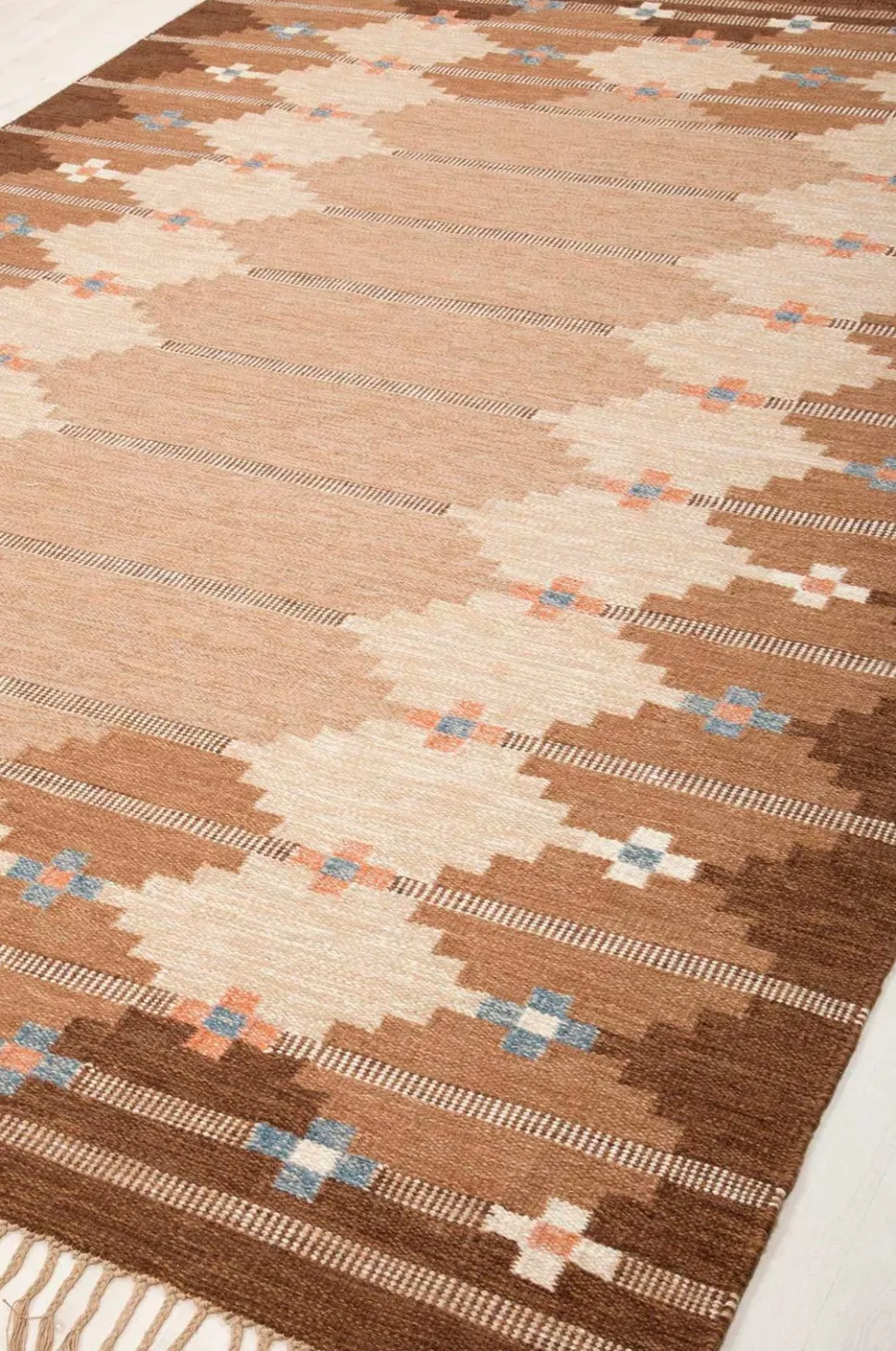 Bargi Uldtæppe Röllakan Beige 201x305