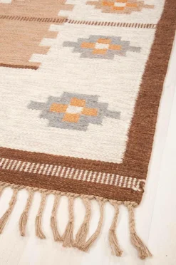 Bargi Uldtæppe Röllakan Beige 202x301