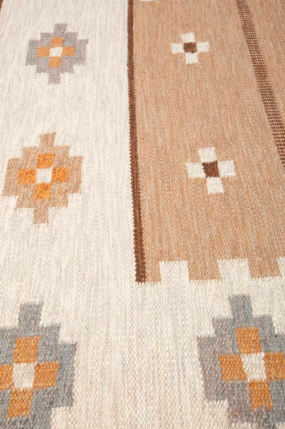 Bargi Uldtæppe Röllakan Beige 202x301