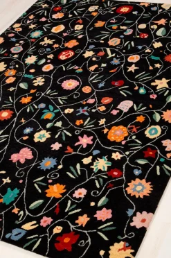 Bargi Woolcarpet Botanica Sort 170x230