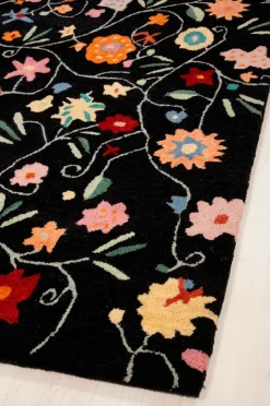 Bargi Woolcarpet Botanica Sort 170x230