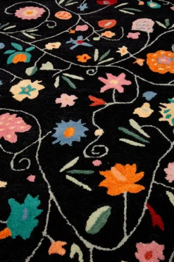 Bargi Woolcarpet Botanica Sort 170x230