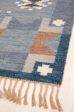 Bargi Woolcarpet Röllakan D R 307 Blue 202x303