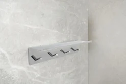 Beslag Design Base - krogskinne med hylde