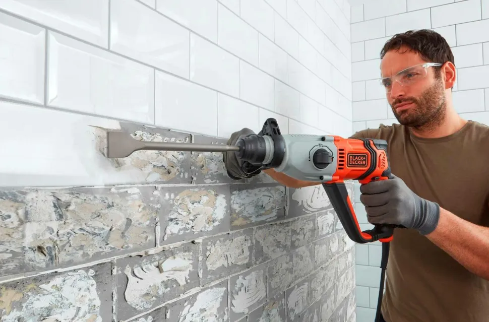 Black & Decker Borehammer i kitbox 800W SDS-Plus