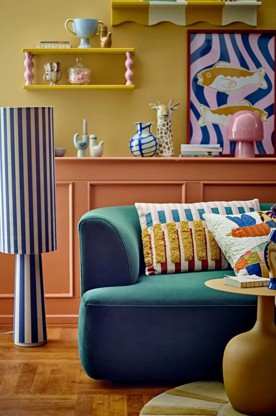 Bloomingville Emmie gulvlampe