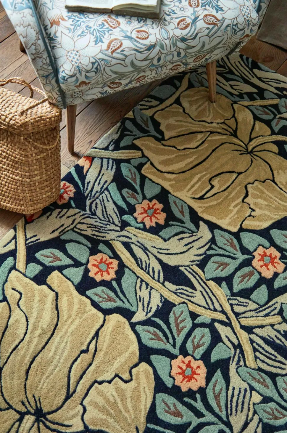Brink & Campman Uldtæppe Pimpernel Indigo