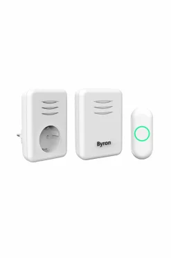 Byron Trådløs dørklokke Plug-in og bærbar