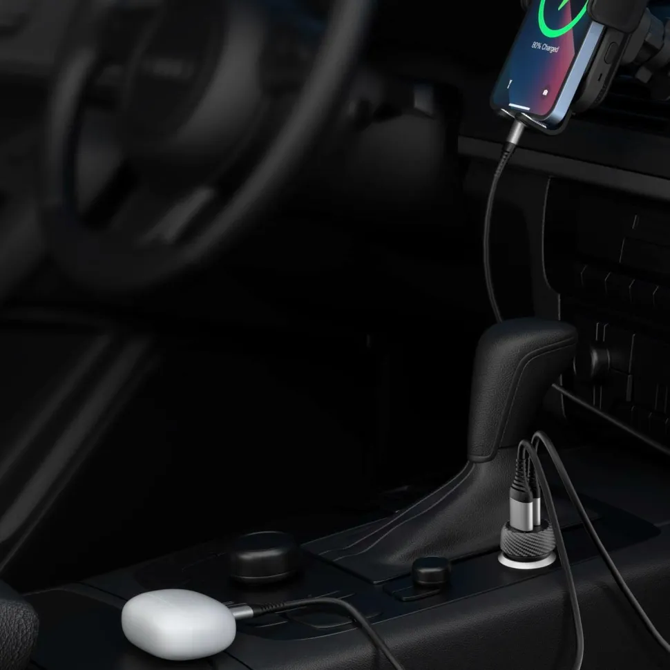 Celly Biloplader 1xusb-c PD 1xusb-a 35w