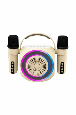Celly Trådløs højttaler RGB + 2 trådløse Mikrofoner Partymic2