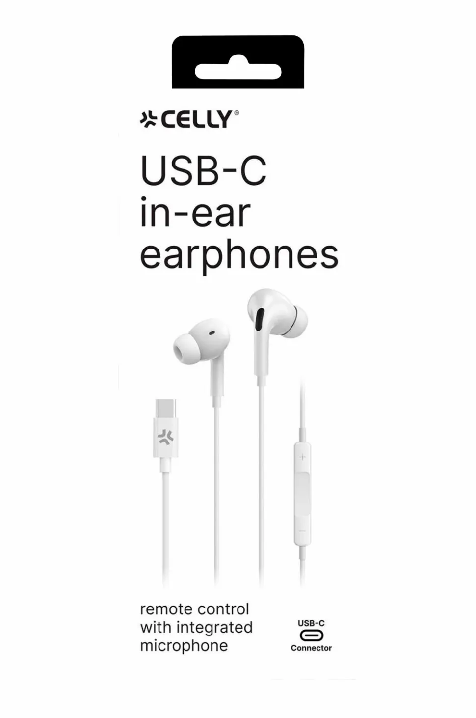 Celly UP1200 Stereoheadset In-ear USB-C