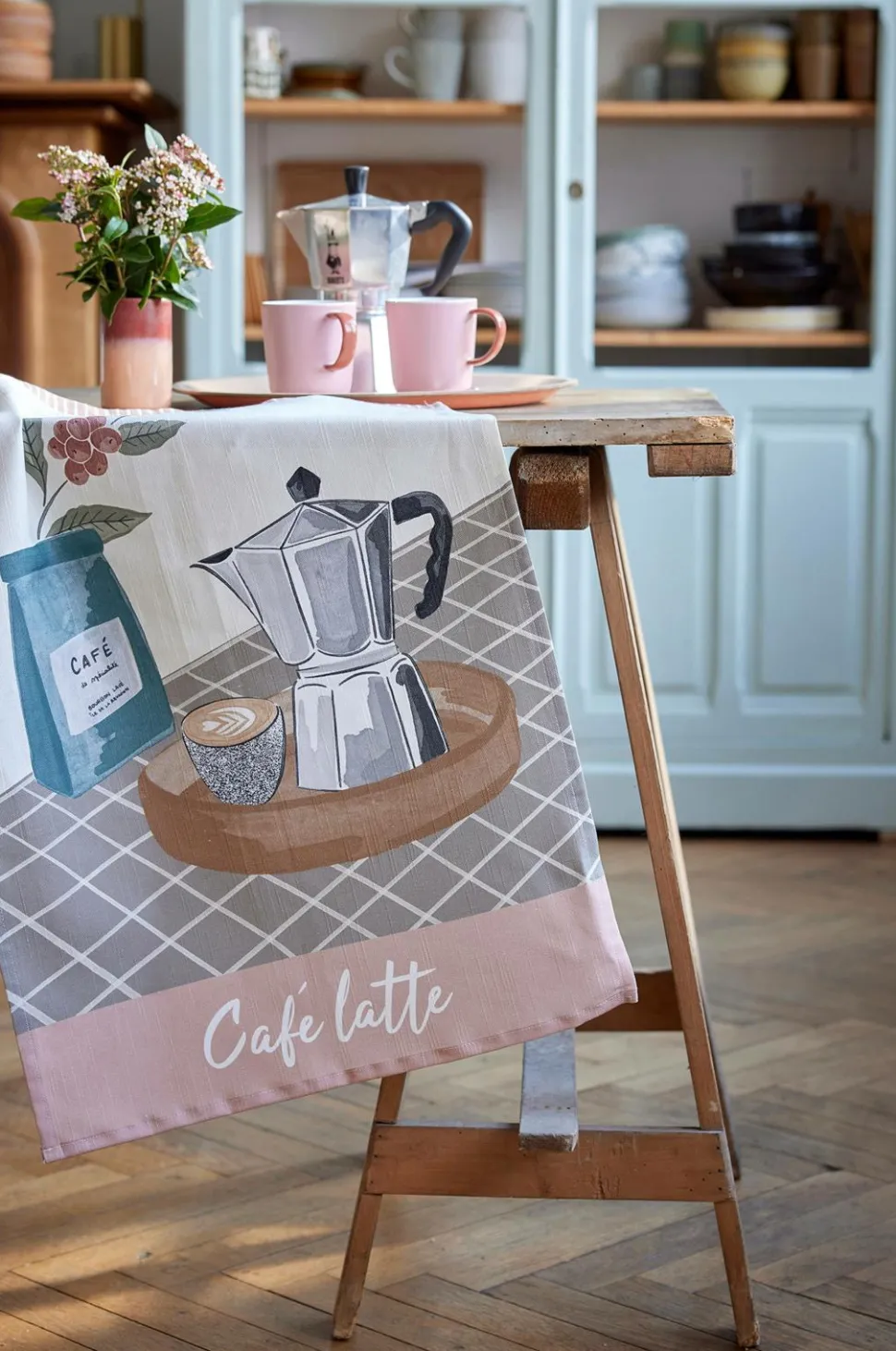 Coucke Køkkenhåndklæde Cafe Latte 50x76