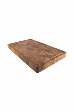 Culimat Skärbräda Ek Stavlimmad med Ränna 50 x 30 x 4 cm