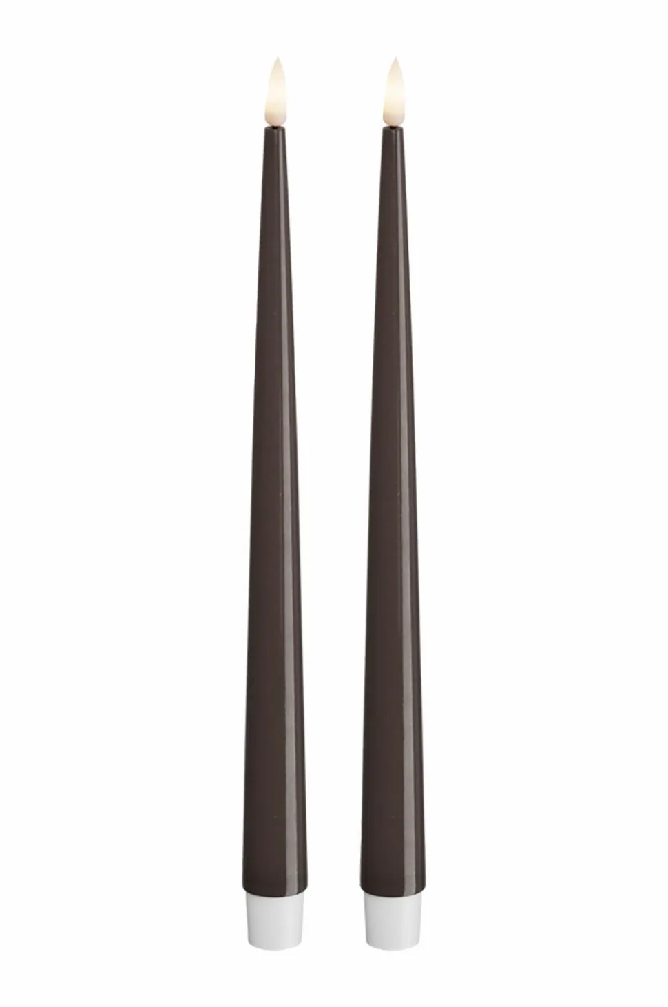 DeluxeHomeart LED Keglelys skinnende 2,2x28 cm 2 stk.