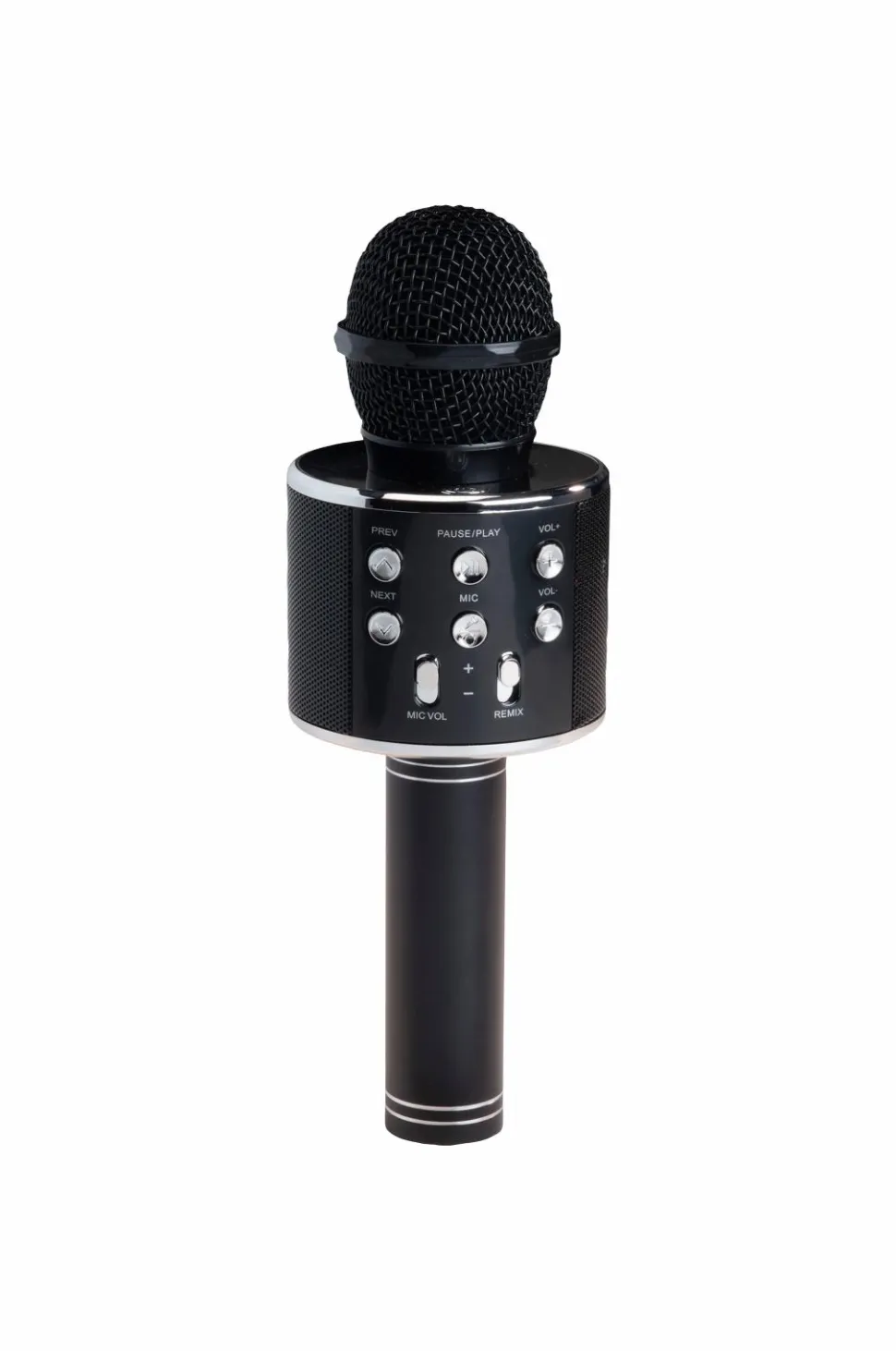 Denver Bluetooth-karaokemikrofon med indbygget højttaler, sort