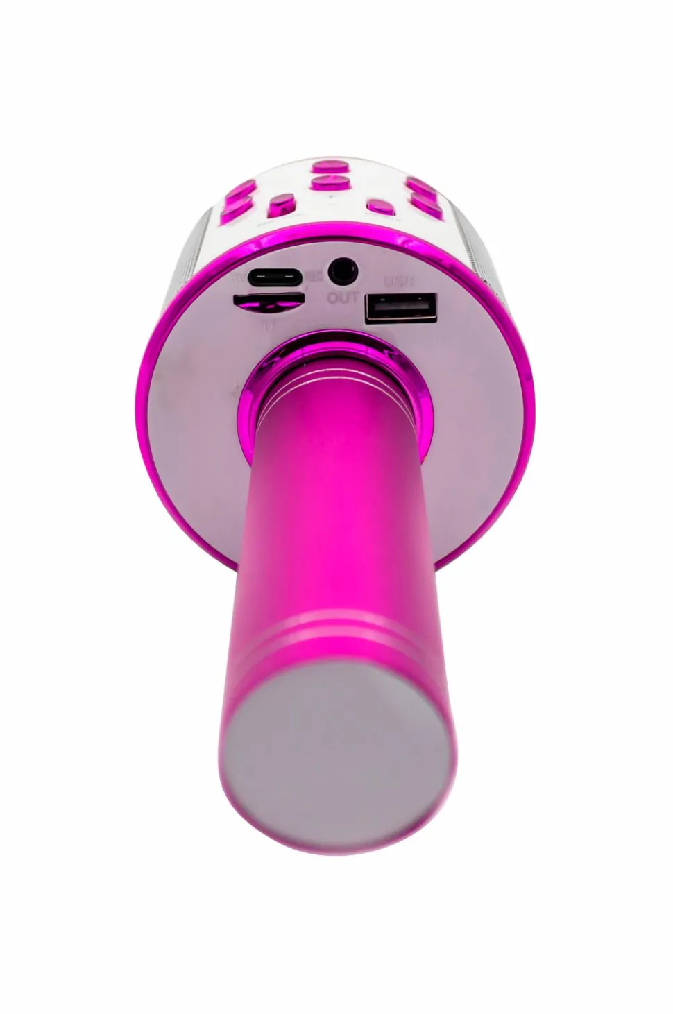 Denver Bluetooth-karaokemikrofon med indbygget højttaler Pink