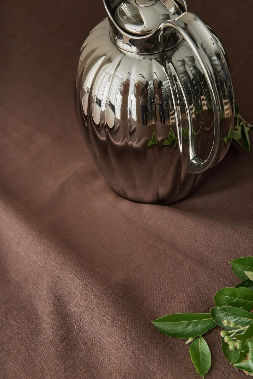 Ellos Home Dug Malva i 100% hør 140x140 cm