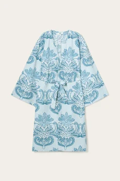 Ellos Home Kimono Juliett Medallion i vasket bomuld