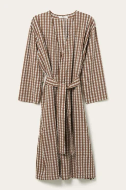 Ellos Home Kimono Nell Check Kimono