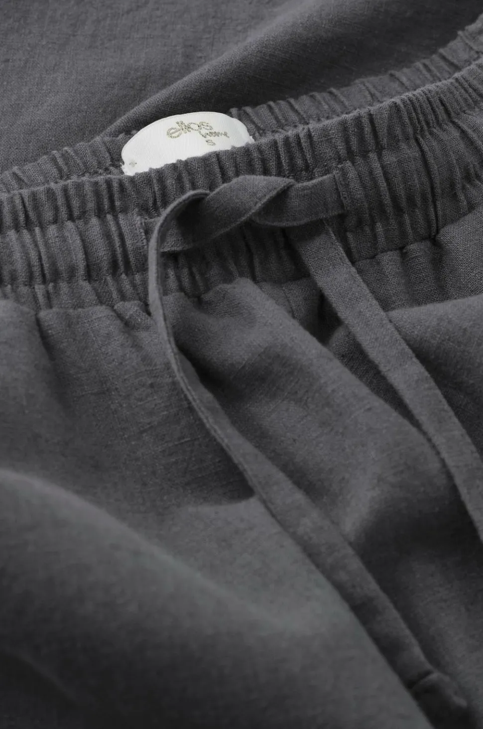 Ellos Home Natbukser Pyjama Pant Elly i genanvendt halvlinned