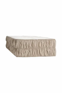 Ellos Home Polstring af seng Candice Elastic 40 cm i hør