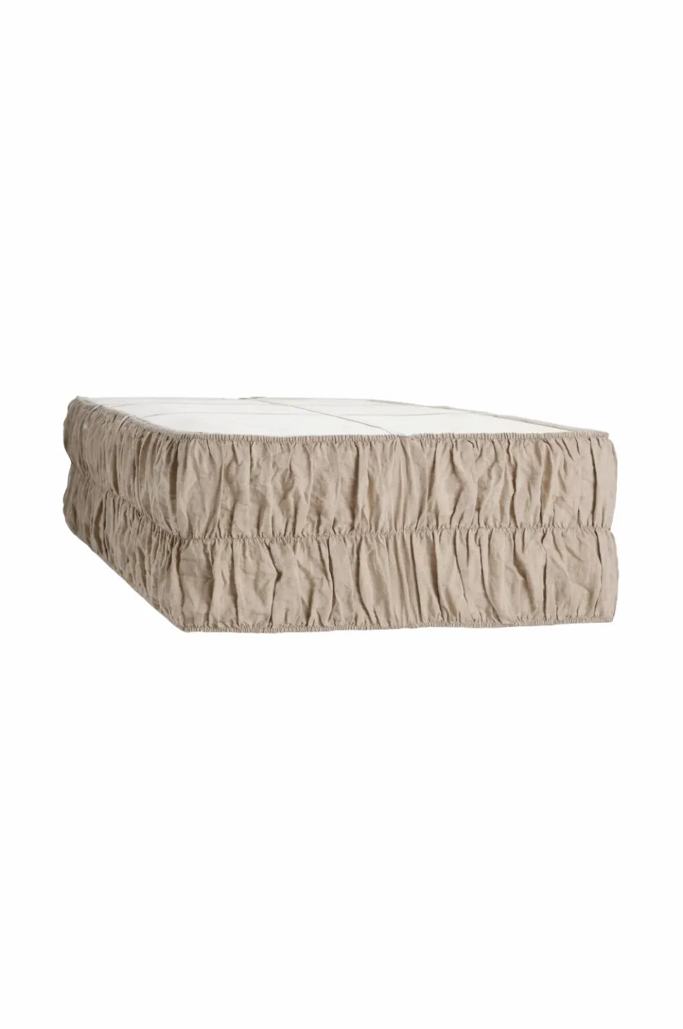 Ellos Home Polstring af seng Candice Elastic 40 cm i hør