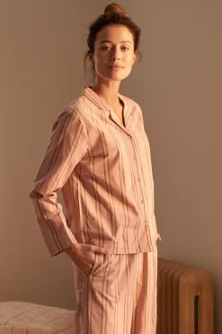 Ellos Home Pyjamasskjorte Juliette Stripe