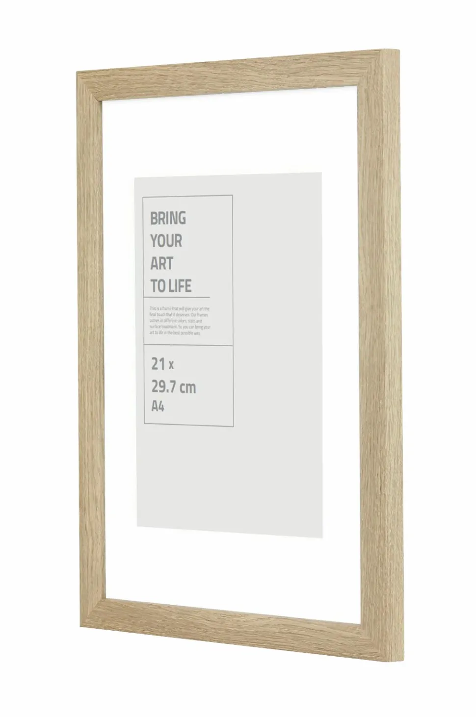 Ellos Home Ramme Stilren med plexiglas.