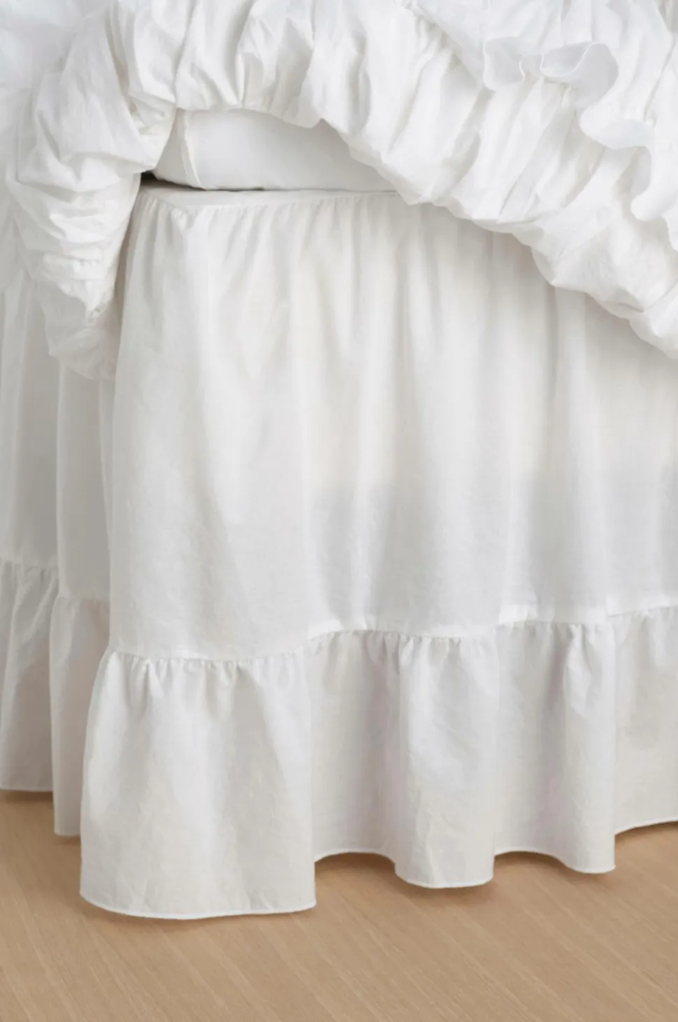 Ellos Home Sengekappe Juliette Giant i vasket bomuld 52 cm