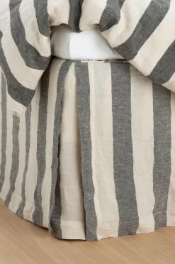 Ellos Home Sengekappe Candice Block Stripe i bomuld højde 52 cm