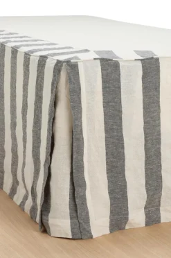 Ellos Home Sengekappe Candice Block Stripe i bomuld højde 52 cm