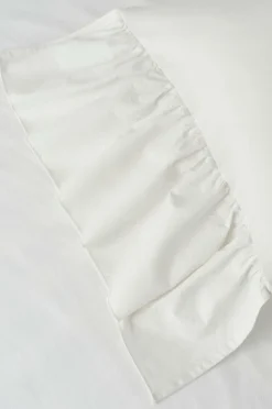 Ellos Home Sengesæt Juliett Giant Frill i vasket bomuld 2 dele