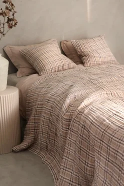 Ellos Home Sengetæppe Flora Small Check