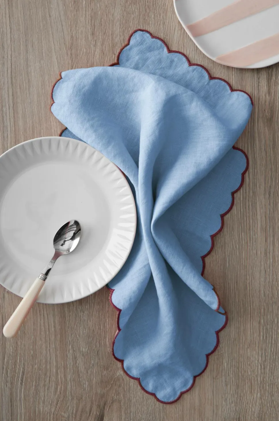 Ellos Home Servietter Malva Scallop 40x40 cm 2-pak