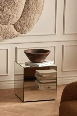 Ellos Home Sidebord Kube med spejlglas