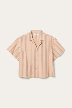 Ellos Home Skjorte Juliette Stripe Camp Collar