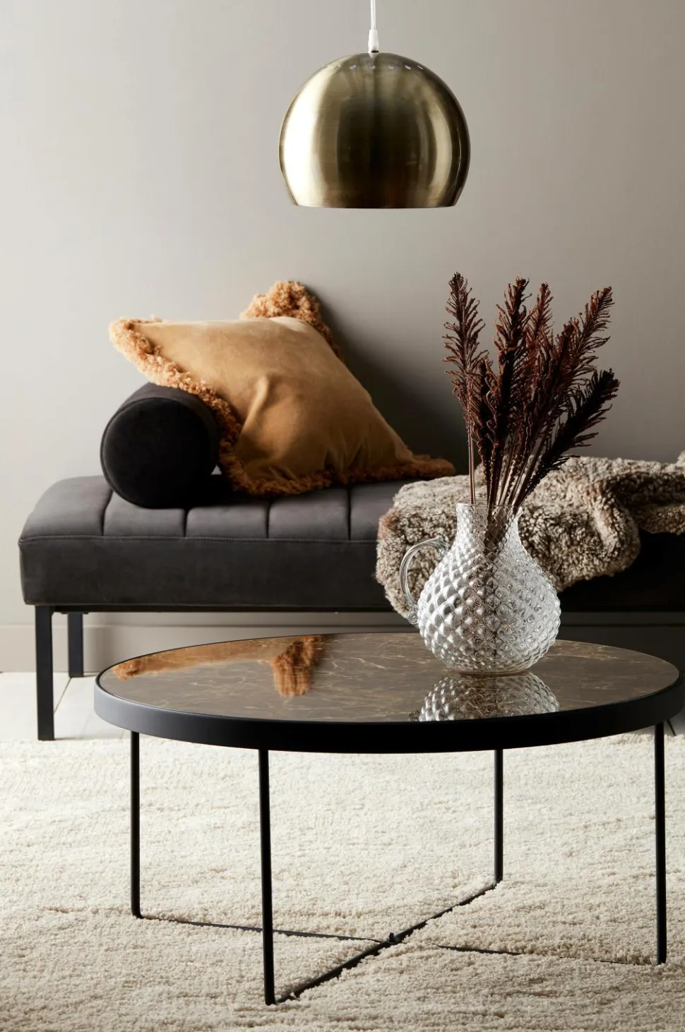 Ellos Home Sofabord Gellina Ø 80 cm