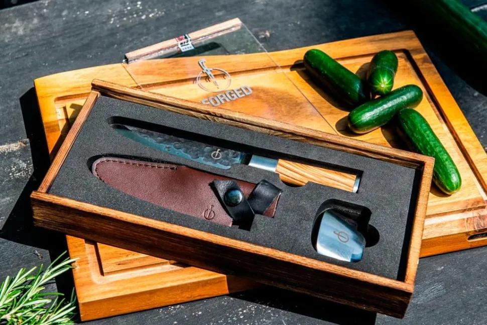 Forged Barnkniv Oliven SdV