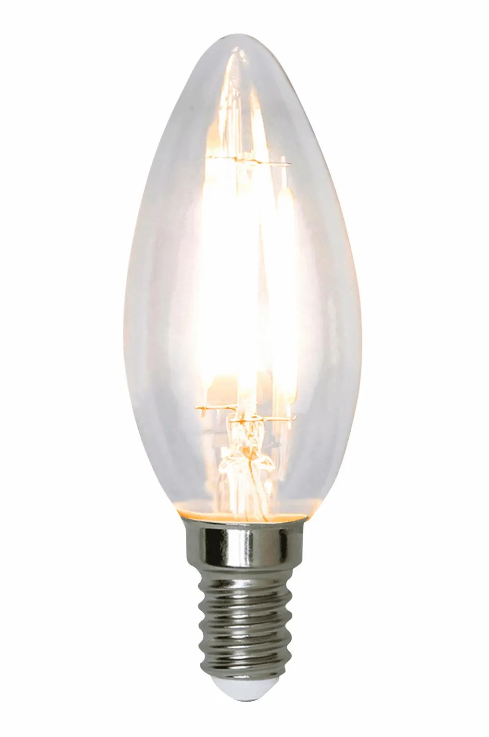 Globen Lighting Lyskilde E14 LED filament Krone klar 4,2W