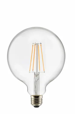 Globen Lighting Pære E27 LED 3-trins dæmpbar Globe 125 mm Klar 0,4-7 W