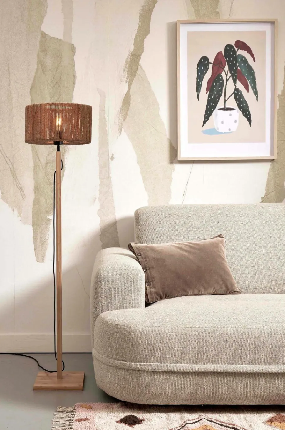 Good&Mojo Gulvlampe lige Iguazu