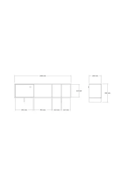 Hanah Home Tv Stativ Veronica